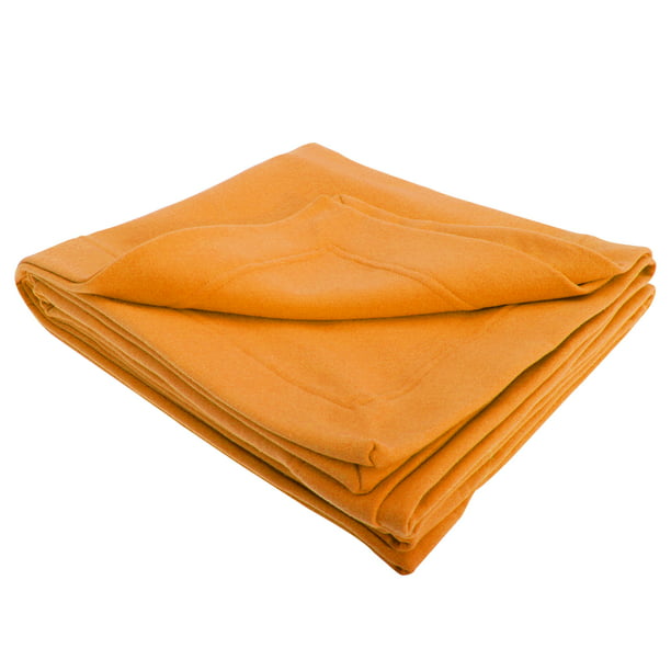 One Size Gildan DryBlend Plain Warm Fleece Blanket/Throw 325gsm